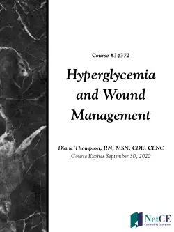 hyperglycemia and wound management book cover image