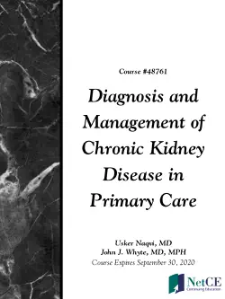 diagnosis and management of chronic kidney disease in primary care book cover image