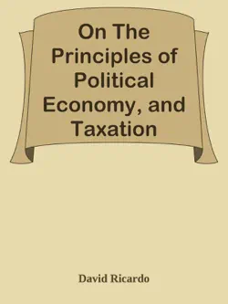 on the principles of political economy, and taxation book cover image