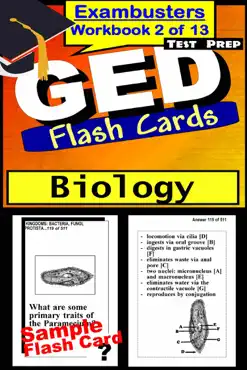 ged test prep biology review--exambusters flash cards--workbook 2 of 13 book cover image