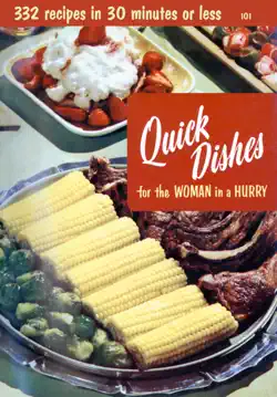 quick dishes for the woman in a hurry book cover image