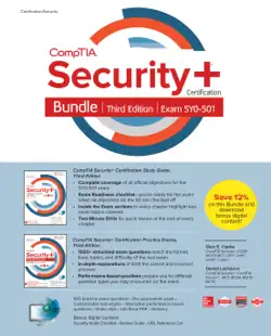 comptia security+ certification bundle, third edition (exam sy0-501) book cover image
