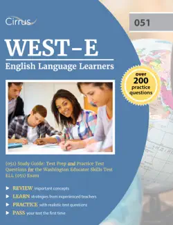 west-e english language learners (051) study guide book cover image