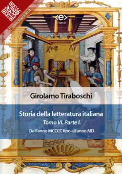 storia della letteratura italiana del cav. abate girolamo tiraboschi – tomo 6. – parte 1 imagen de la portada del libro
