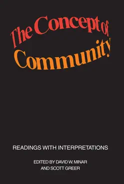 the concept of community book cover image