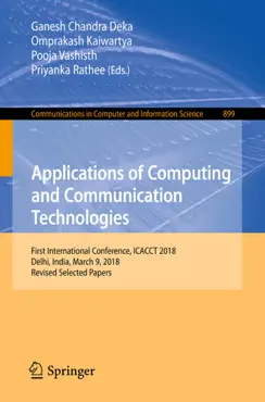 applications of computing and communication technologies book cover image