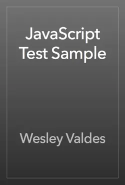javascript test sample book cover image
