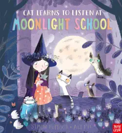 cat learns to listen at moonlight school book cover image