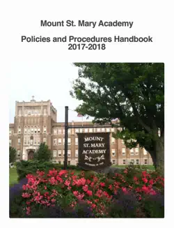 mount st. mary academy policies and procedures handbook book cover image