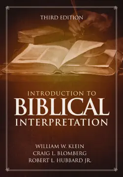 introduction to biblical interpretation book cover image