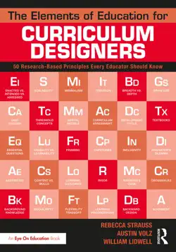 the elements of education for curriculum designers book cover image