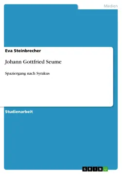 johann gottfried seume book cover image
