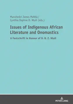 issues of indigenous african literature and onomastics book cover image