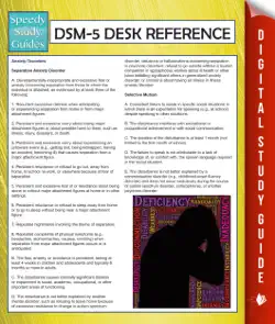 dsm-5 desk reference (speedy study guides) book cover image