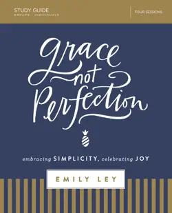 grace, not perfection bible study guide book cover image