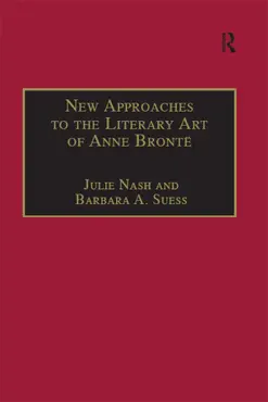 new approaches to the literary art of anne brontë imagen de la portada del libro