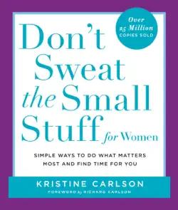don't sweat the small stuff for women book cover image