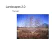 Landscapes 2.0 synopsis, comments