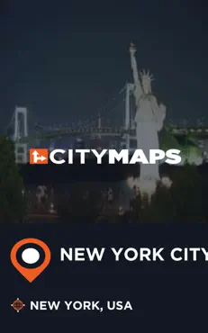 city maps new york city new york, usa book cover image