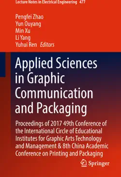 applied sciences in graphic communication and packaging book cover image