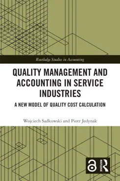 quality management and accounting in service industries book cover image