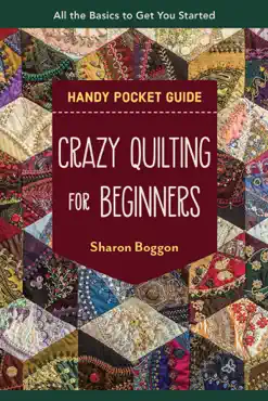 crazy quilting for beginners handy pocket guide book cover image