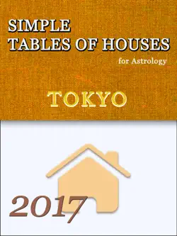 simple tables of houses for astrology tokyo 2017 book cover image
