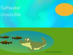 saltwater crocodile book cover image
