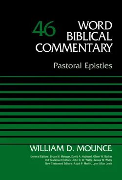 pastoral epistles, volume 46 book cover image