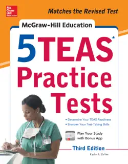 mcgraw-hill education 5 teas practice tests, third edition book cover image