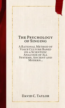 the psychology of singing book cover image
