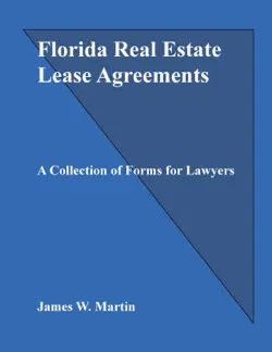 florida real estate lease agreements book cover image