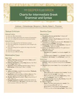 charts for intermediate greek grammar and syntax book cover image