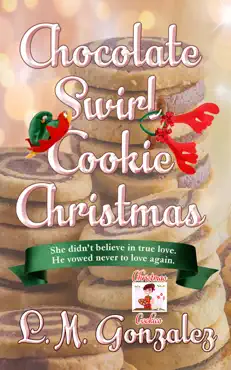 chocolate swirl cookie christmas book cover image