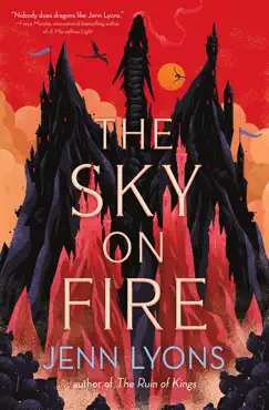 the sky on fire book cover image