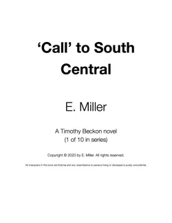 ‘call’ to south central book cover image