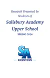 Research Presented by Students of Salisbury Academy Upper School synopsis, comments