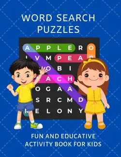 word search puzzles book book cover image