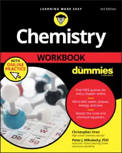 chemistry workbook for dummies with online practice book cover image