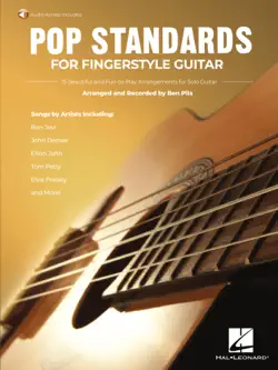 pop standards for fingerstyle guitar book cover image