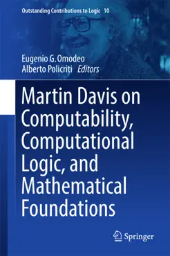 martin davis on computability, computational logic, and mathematical foundations book cover image