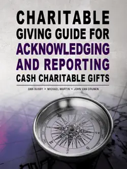 charitable giving guide for acknowledging and reporting cash charitable gifts book cover image