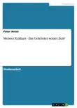 Meister Eckhart - Ein Gelehrter seiner Zeit? sinopsis y comentarios