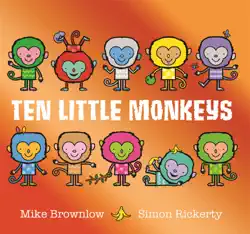 ten little monkeys imagen de la portada del libro