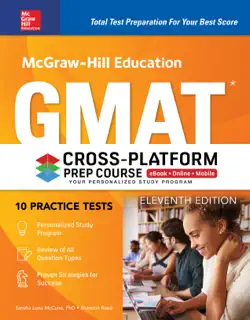 mcgraw-hill education gmat cross-platform prep course, eleventh edition book cover image