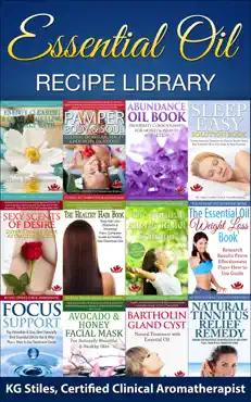 essential oil recipe library book cover image
