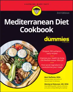 mediterranean diet cookbook for dummies book cover image