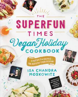 the superfun times vegan holiday cookbook book cover image