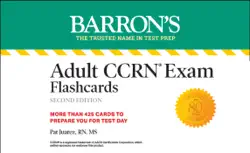 adult ccrn exam flashcards, second edition: up-to-date review and practice book cover image