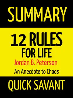 summary: 12 rules for life: jordan b. peterson imagen de la portada del libro